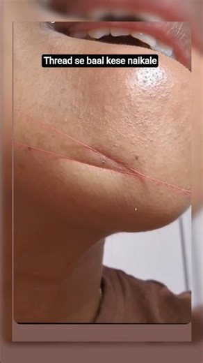 thread | hair removal | #ytshorts #hack #uses