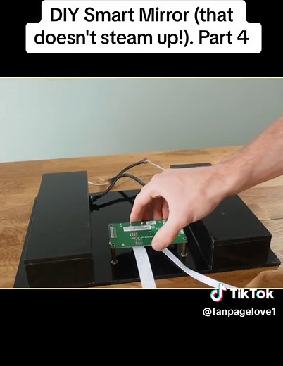 Building a DIY Smart Mirror without Fogging Issue