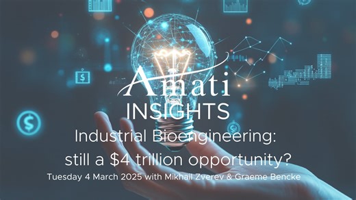 Industrial Bioengineering: still a $4 trillion opportunity?
