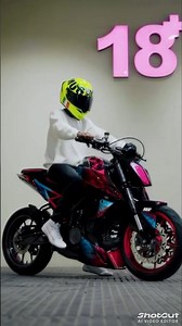 ktmduke 39T unboxing red & blue colure modified #ktmduke390modified #ktm #shorts #shortsfeed