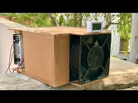 How to make a Portable Thermoelectric Air Conditioner at Home