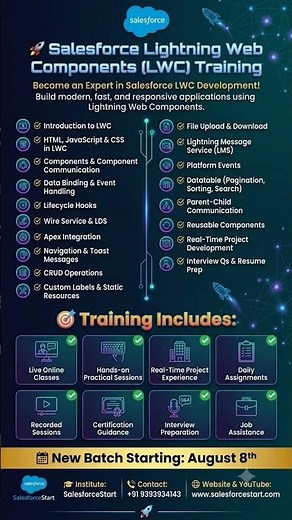 Become an LWC Developer | Complete LWC Course with Real-Time Projects & Interview Prep