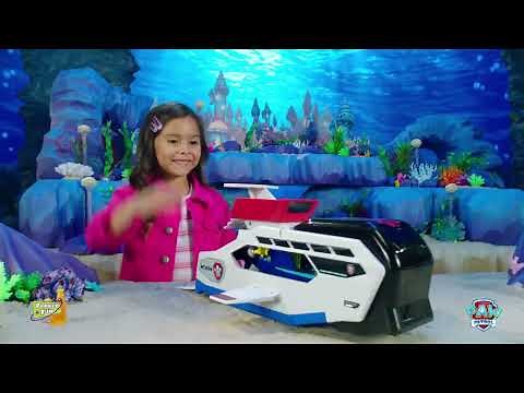 PAW Patrol Aqua Pups to the Rescue in their Whale Patroller!