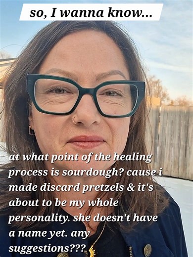 What should I name my starter? #healingjourney #sourdough #newpersonality