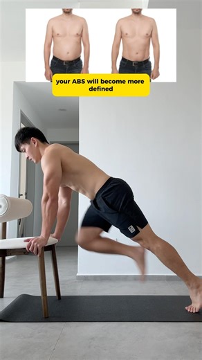 Simple routine at home with just your chair🔥Link to my transformation program is in my bio🔗