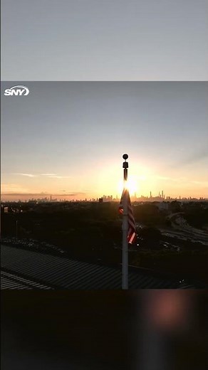 We flew a drone over Citi Field during our final home Mets broadcast of the '24 regular season | SNY