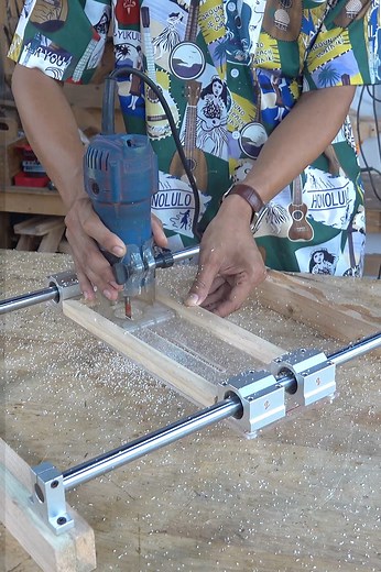 8.1K views · 248 reactions | DIY and Hacks Making Router Rail Guide Jig #railguide #routerjig #woodart #wooddesign #woodcraft #woodworking #wood #tipswoodworking #wooddiy #woodwork #woodjoinery #Japanesejoinery #joinery #amazing #FacebookReelsContest #Wow #tricks #reelsfb #reelsviral #reels​ #carpentry #carpenter | Woodworking Ideas | Facebook
