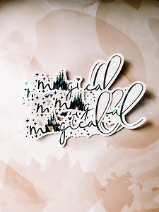 Magical Mouse Sticker - Holographic Stickers - Boho - Stickers - Mouse Stickers - Holographic Mouse Stickers - Rainbows - Etsy