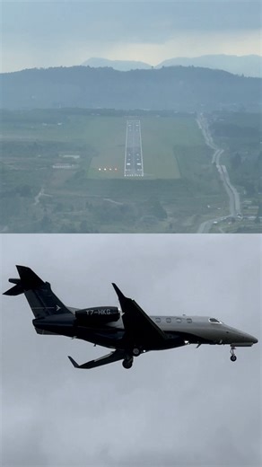 Irvan Zisma on Instagram: "Pesawat terbang Private Jet Embraer Phenom 300 T7-HKG bersiap mendarat di Bandar Udara Rembele-TXE"