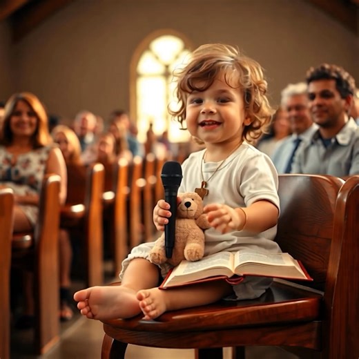 He Walked Into Church Holding Nothing but a Teddy Bear and a Bible — and When He Stepped Up to the Mic, His Words Pierced the Silence and Brought Grown Men to Tears | It's good to see