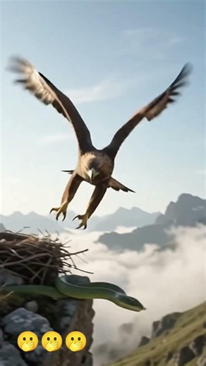 # Eagle vs Snake: A 10-Second Battle in the Wild! 🦅 | 4K Wildlife #baldeagle