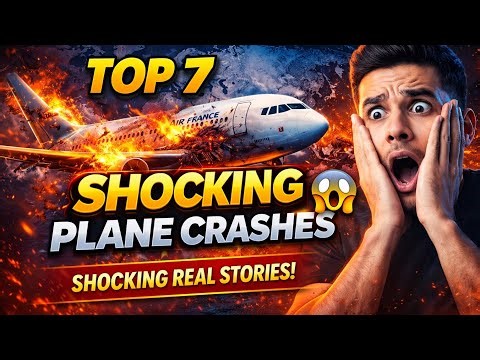 7 Most Terrifying Plane Crashes Ever Recorded | Shocking True Stories #PlaneCrash #AviationDisaster