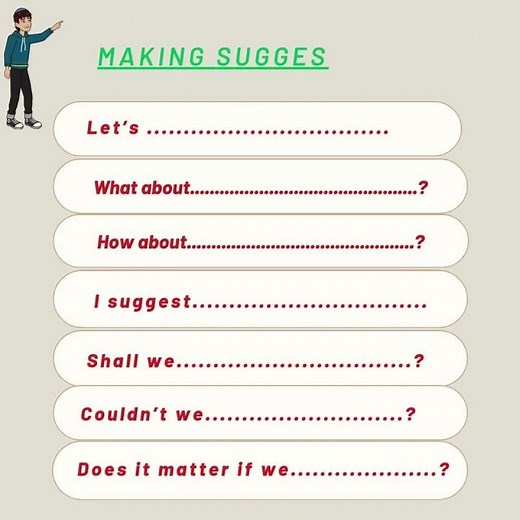 Making Suggestions