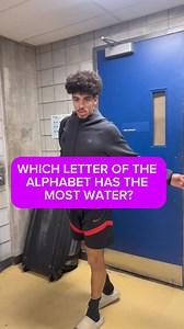 27K views · 166 reactions | Do you know which letter of the alphabet has the most water? | Toronto Raptors | Facebook