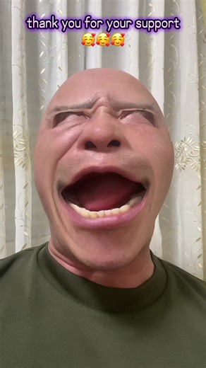 Bald Man Finding Stress Relief