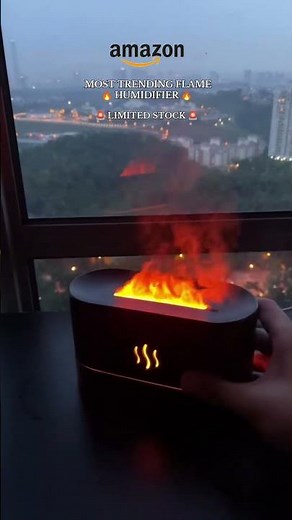 This Flame Humidifier Is Taking Over Desks! 💨🔥