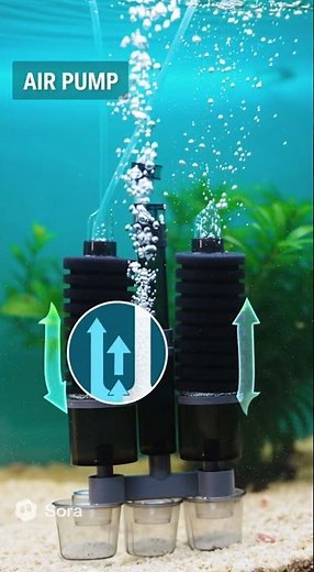 How Sponge -Filter Works? #aquarium #aquariumfilter