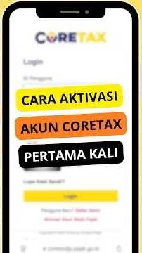 First Time CoreTax Account Activation on Mobile #coretax #logincoretax #annual tax return #tax #r...