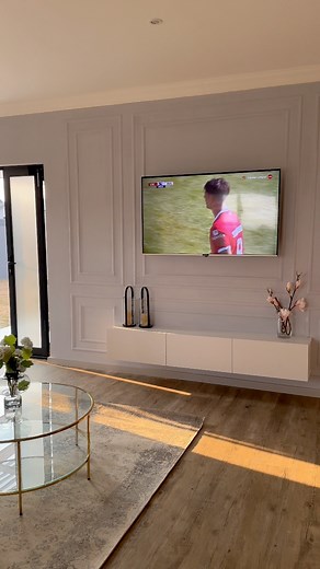 76K views · 1K reactions | Custom tv stand - contact us on 0781907368 for a quote #interiordesign #home #fblifestyle #elegance #tvstand | Yonies Projects | Facebook