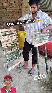 5.9M views · 40K reactions | Useful bamboo  #bamboocrafts #diy #useful #chair #handy #everyone #highlights #friends #fypシ゚ | Alejandro Cabago | Facebook