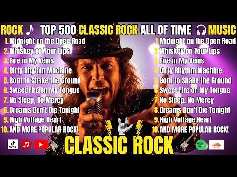 🎶 Classic Rock Legends Playlist | Vol. 2 Top 500 Iconic Songs