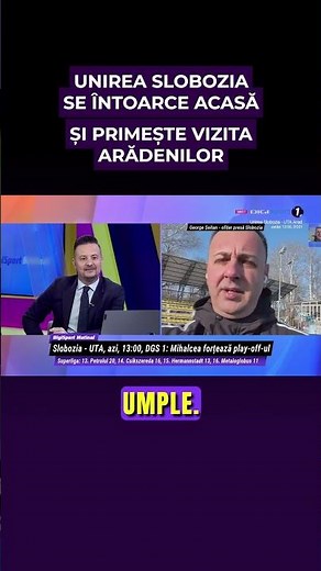 Slobozia revine acasă! Primul meci din SuperLigă, cu UTA Arad