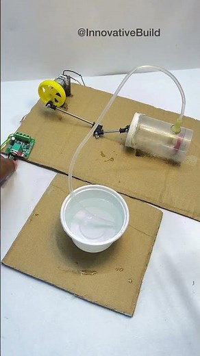 Mini air pump | DC Motor experiment