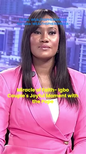 Igbo Couple's Joyful Experience with the Pope