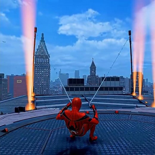 Marvel's Spider-man 2 Red suit PS5 4k Gameplay