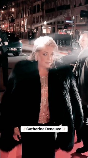 Catherine Deneuve at the 2025 César Awards in Paris, France. #catherinedeneuve