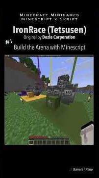 Minescript × Skript | I Recreated Tetsusen in Minecraft