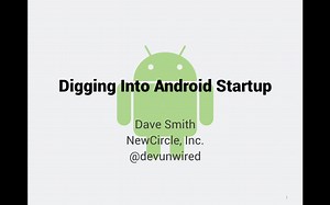 Digging Into Android Startup