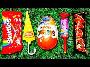 Satisfying video Asmr Snickers, Nuts Watermellon, Twix, Bounty and Lion Candy Unpacking Asmr