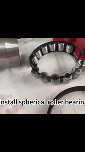 Installing the spherical roller bearing.#bearing #bearingfactory #automobile #cnc #machine