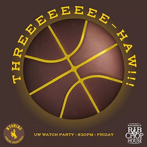 These ladies are shooting the lights out! Wyoming's Rib & Chop House is hosting a watch party to support the UW Cowgirls as they continue to ride through the NIT. Tip-off is Friday night at 6:30PM. Get on in here and let's cheer them on together. Wyoming Athletics https://gowyo.com #RibAndChopHouse | Wyoming's Rib & Chop House - Cheyenne | Facebook