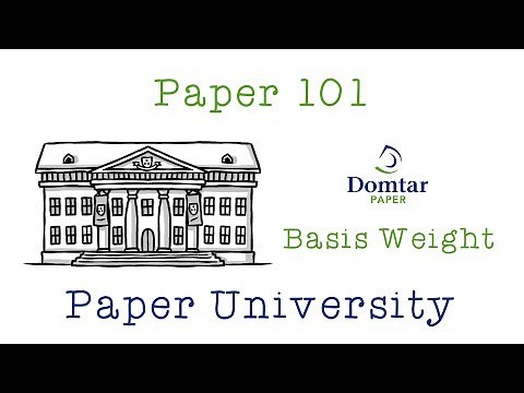 Domtar Paper 101 - Understanding Paper Basis Weight