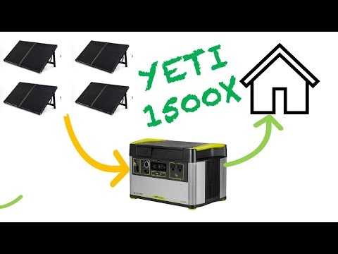 Goal Zero Yeti 1500X Portable Power Station for Home, Outdoor & Emergency Use