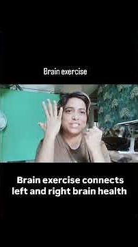 Brain EXERCISES to Connect Right & Left Hemispheres for GENIUS Level Thinking #shorts