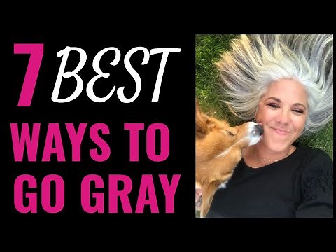 How to Go Gray From Colored Hair