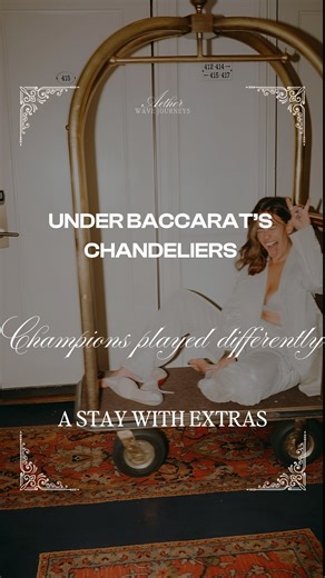 Aether Wave Journeys on Instagram: "Under Baccarat’s chandeliers in New York, champions Jannik Sinner and Naomi Osaka turned a playful ping-pong rally into art — staged across a crystal table in the Petit Slam. An evening where elegance met sport, in true Baccarat style. When you book your stay at Baccarat Hotel New York through Aether Wave Journeys, you receive free exclusive complimentary benefits, already included in your booking — no extra cost, no hidden fees: •Upgrade on arrival (up to Pre