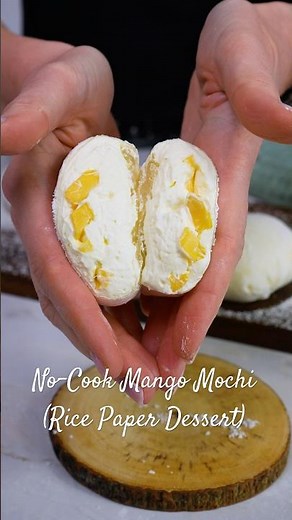 You won’t believe you can make mochi at home in 5 minutes! #dessert