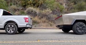 Tesla to redo Cybertruck vs. Ford F150 tug-of-war challenge after claims it wasn't fair