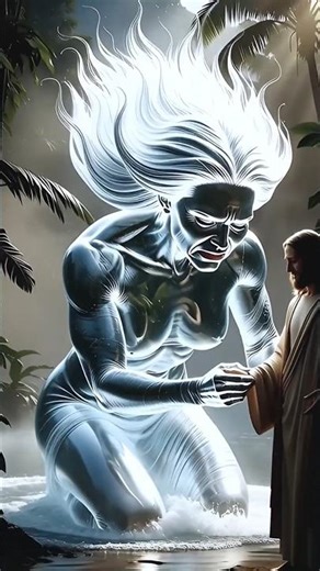 The monster that appeared in the lake. #jesus #prayer #miracle