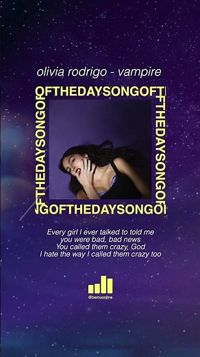 Olivia Rodrigo - vampire (Lyrics)