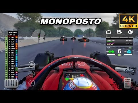 F1 Mobile Max Graphics Ferrari Gameplay | Monoposto [4K60FPS]🔥