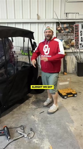 How to build a clean golf cart enclosure using black Tempotest canvas 👌 Walking around this one because the details matter — tight seams, clean lines, and premium marine fabric from Miami Corp. This is the kind of finish customers feel before they even sit down. 👉 Full builds on YouTube 👉 Tools supplies at BoatCanvasGear.com BoatCanvasGear.com — powered by Miami Corp #golfcartlife #golfcartcustom #marineupholstery #boatcanvas #customenclosures