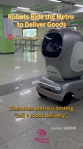 4.4K views · 106 reactions | #China is the future — Delivery robots can now ride the subway.  #ChinaTech #ChinaTrend | Embassy of The People's Republic of China in the United States | Facebook