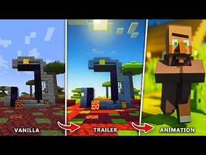 HOW TO MAKE MINECRAFT LIKE FULL TRAILER GRAPHICS AND ANIMATION | Minecraft Java Edition 1.20 Version
