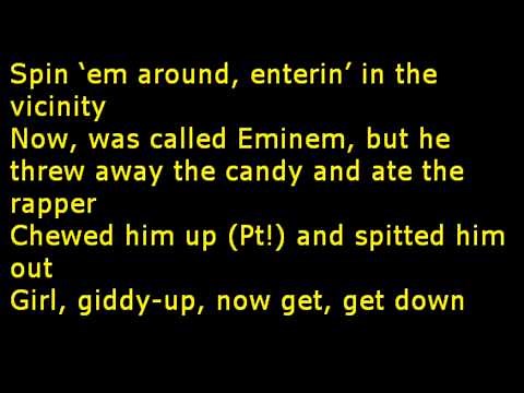 Eminem - Fast Lane Lyrics ( On Screen )