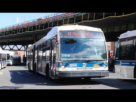 NYCT Bus: 2010 Novabus LFSA #1204 on the (2) Shuttle Bus at Morris Park Avenue and East 180th Street